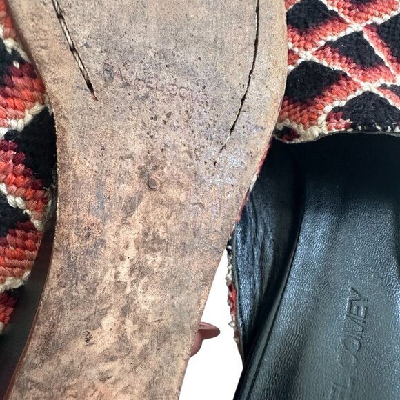 RACHEL COMEY Wald Needlepoint Wedge Loafers Size 6 - Picture 6 of 8